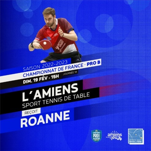Pro B : l’Amiens STT reçoit Roanne le dimanche 19 février à 15h00