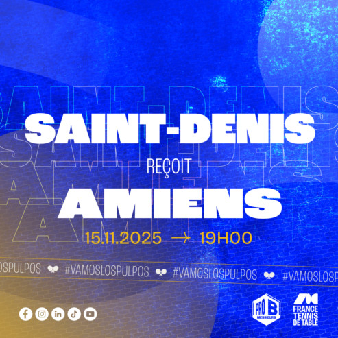 Pro B : l’Amiens STT se déplace à Saint-Denis le samedi 15 novembre 2025 à 19h00