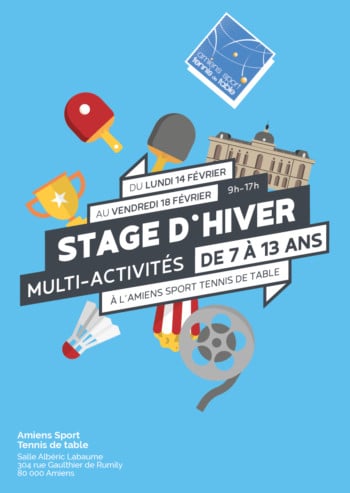 Stage multi-activités du lundi 14 février au vendredi 18 février 2022